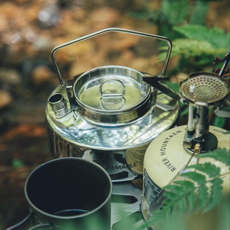 Fire-Maple Antarcti Portable 0.6 Liter Lightweight Stainless Steel Camping Kettle | Durable and Portable Camp Tea Pot | Ideal for Bushcraft and Outdoor Campfire Use - Image 3